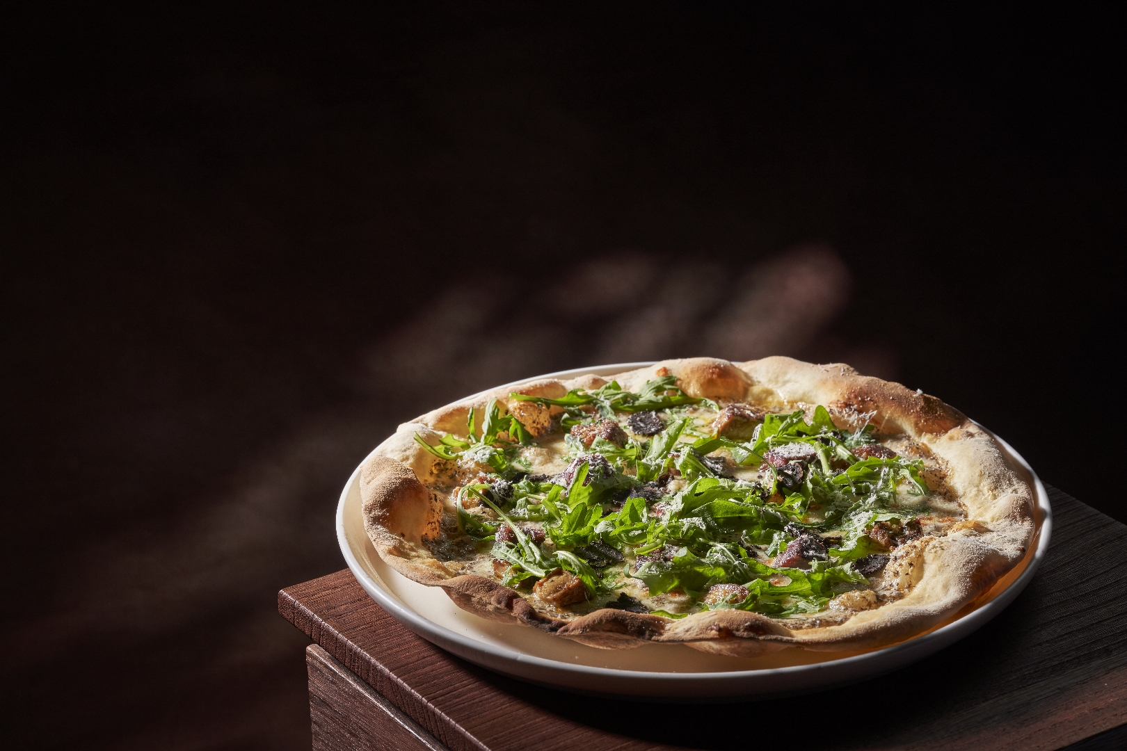 香煎肥肝和牛披萨